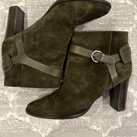Jimmy Choo Hose 80 Army Green Size 39 1/2 - Picture 2 of 9